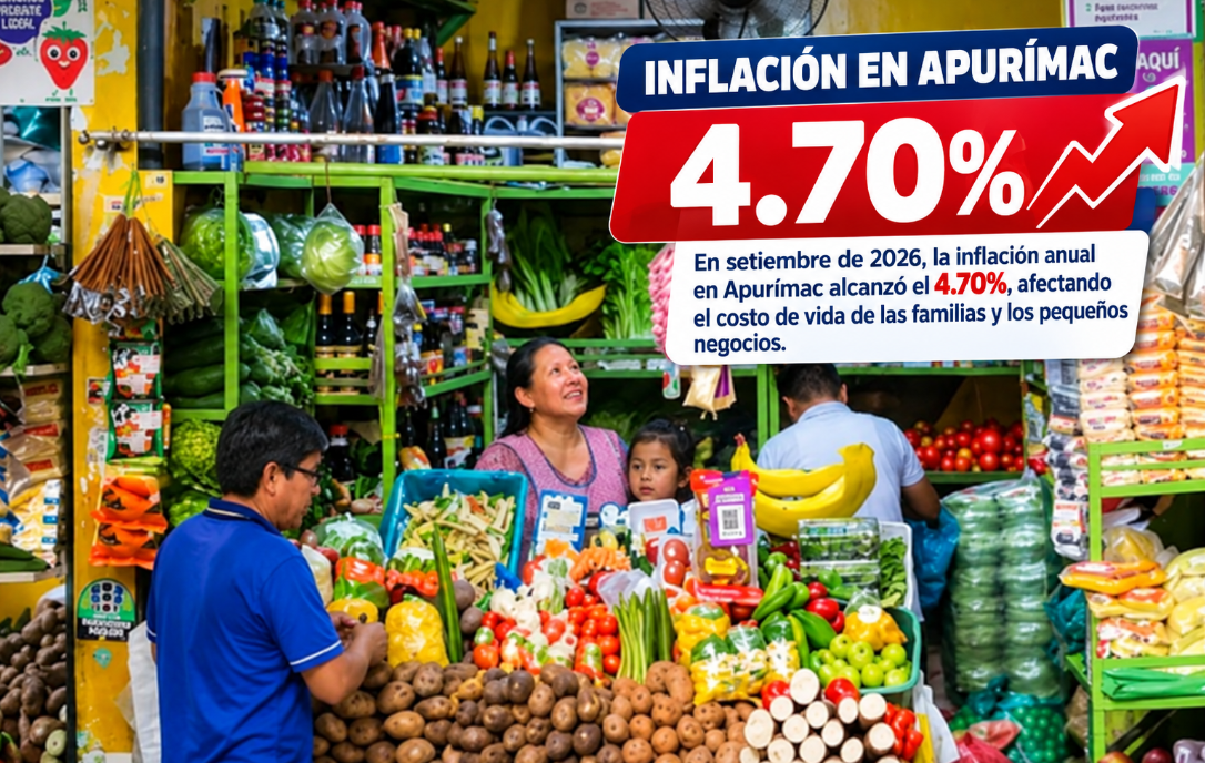 APURÍMAC: PRECIOS SUBEN 4.79% Y ENCARECEN LAS COMPRAS NAVIDEÑAS DE LOS PEQUEÑOS NEGOCIOS